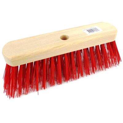 Green Arrow Straatbezem - Kunststof Haren - 29 cm - Rood