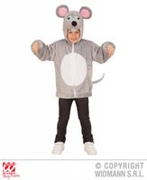 Hoodie vest pluche muis kind