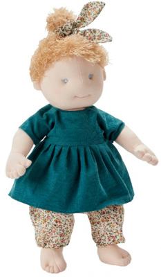 byAstrup knuffelpop Vigga junior 42 cm polykatoen wit/blauw