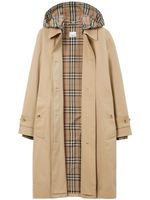 Burberry imperméable en gabardine à carreaux - Tons neutres