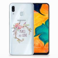 Samsung Galaxy A30 Telefoonhoesje met Naam Boho Text