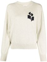 MARANT ÉTOILE sweat Marisans à logo en intarsia - Tons neutres - thumbnail