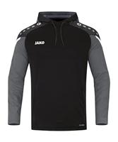 JAKO - Prestaties Sweatshirt Met Capuchon, Uniseks-Volwassene, Zwart/Antra Licht, XXL
