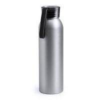 Aluminium bidon zwart 650 ml   -