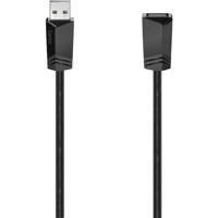 Hama USB-kabel USB 2.0 USB-A bus, USB-A stekker 1.50 m Zwart 00200619 - thumbnail