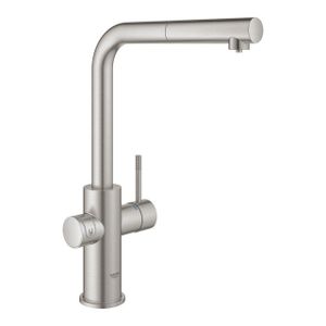 GROHE blue home Keukenkraan - uittrekbare l uitloop - supersteel geborsteld 31539DC0