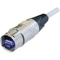 Neutrik NKE6S-3 RJ45 Netwerkkabel, patchkabel CAT 6 S/FTP 3.00 m Wit 1 stuk(s) - thumbnail