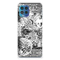 Silicone Back Case Motorola Moto G100 Skulls Angel