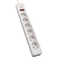 V7 SA0613W-8E5 Wit 6 AC-uitgang(en) 230 V 1,8 m