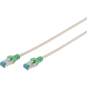 Digitus RJ45 (cross) Netwerkkabel Aansluitkabel CAT 5e SF/UTP 2.00 m Grijs