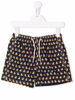 MC2 Saint Barth Kids short de bain à imprimé Duck - Bleu - thumbnail