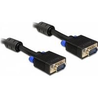 DeLOCK 1m VGA Cable VGA kabel VGA (D-Sub) Zwart - thumbnail