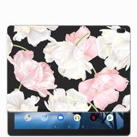 Lenovo Tab E10 Siliconen Hoesje Lovely Flowers - thumbnail