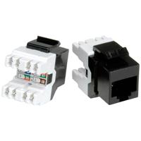 ROLINE Cat.5e Keystone, RJ-45, zwart - thumbnail