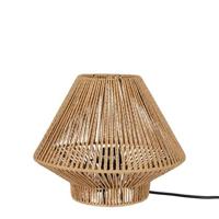 Mica Decorations Davia Tafellamp Ø 30 cm - Lichtbruin