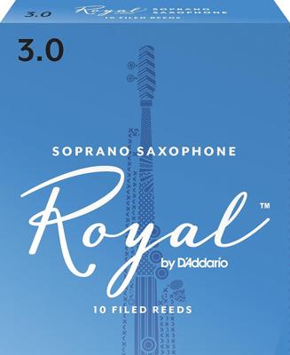 D'Addario Woodwinds RIB1030 Rico Royal rieten voor sopraansax nr 3 (10 stuks)