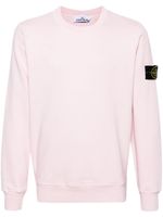 Stone Island sweat en coton à patch Compass - Rose