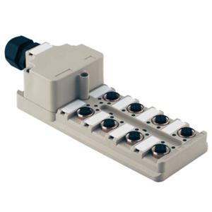 Weidmüller SAI-8-M 4P M12 1705940000 Passieve sensor/actorbox M12-verdeler met metalen schroefdraad 1 stuk(s)