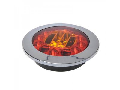 Pro+ Achterlicht Aanhangwagen / Caravan - 3 Functies - 122 mm. - 24-Led - Chroom Pro+ Achterlicht Aanhangwagen / Caravan - 3 Functies - 122 mm. - 24-Led - Chroom