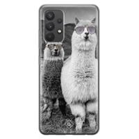 Samsung Galaxy A32 4G siliconen telefoonhoesje - Llama hipster