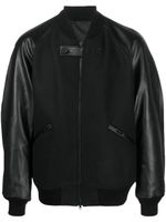 Y-3 veste bomber à manches contrastantes - Noir