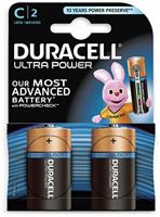 Duracell Ultra Power Alkaline C batterijen, 2 stuks
