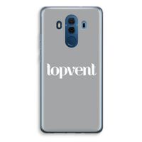 Topvent Grijs Wit: Huawei Mate 10 Pro Transparant Hoesje