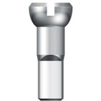 Sapim Spaaknippel 14 Polyax 14mm zilver messing (100st) - thumbnail