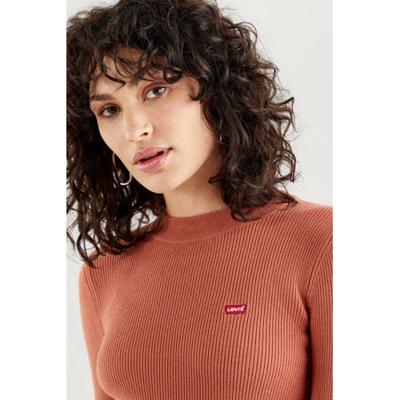 Levi's trui CREW RIB SWEATER terra