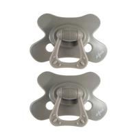 Difrax fopspeen Natural 20+ mnd (2 stuks) - Clay