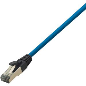 LogiLink CQ8066S RJ45 Netwerkkabel, patchkabel CAT 8.1 S/FTP 3.00 m Blauw Halogeenvrij 1 stuk(s)