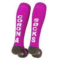 CORONA SØCKS Sportsokken Fluo Roze