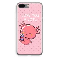 Love You A Lotl: iPhone 8 Plus Transparant Hoesje