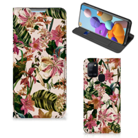 Samsung Galaxy A21s Smart Cover Flowers