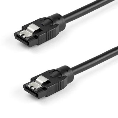 .com 0.3 m Round SATA Cable - Latching Connectors - 6Gbs SATA Cable - SATA-kabel - Serial ATA 150/300/600 - SATA (R) met grendel naar SATA (R) met grendel - 30 cm .com 0.3 m Round SATA Cable - Latching Connectors - 6Gbs SATA Cable - SATA-kabel - Serial ATA 150/300/600 - SATA (R) met grendel naar SATA (R) met grendel - 30 cm