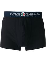 Dolce & Gabbana boxer à taille à logo - Bleu - thumbnail