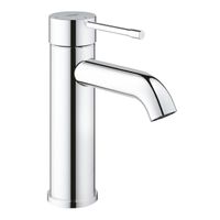 GROHE Essence New Wastafelkraan Opbouw - uitloop 11.6cm - S-size - waste push-open - chroom 23797001