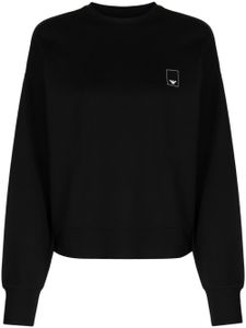 Emporio Armani sweat à appliqué logo - Noir