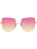 Dita Eyewear lunettes de soleil Embra à verres dégradés - Or