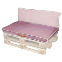 Unique Living Palletkussen Manouk Cassis - 120 x 80cm