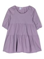 Aspesi Kids robe en popeline à volants superposés - Violet