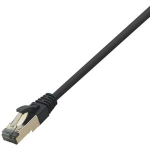 LogiLink CQ8053S RJ45 Netwerkkabel, patchkabel CAT 8.1 S/FTP 2.00 m Zwart Halogeenvrij 1 stuk(s)