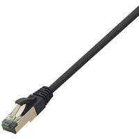 LogiLink CQ8053S RJ45 Netwerkkabel, patchkabel CAT 8.1 S/FTP 2.00 m Zwart Halogeenvrij 1 stuk(s) - thumbnail