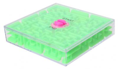 Jonotoys geduldspel Rotate Maze 6,5 cm groen Jonotoys geduldspel Rotate Maze 6,5 cm groen