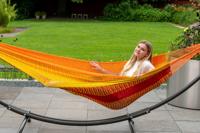 Hangmat met Standaard Tweepersoons 'Arc & Mexico' Fuego - Oranje - Tropilex ®