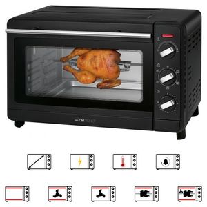 Clatronic MBG 3728 30 l 1500 W Zwart, Roestvrijstaal Grill