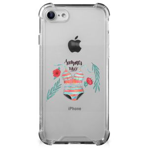 iPhone SE 2022/2020 | iPhone 8/7 Stevig Bumper Hoesje Boho Summer