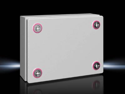Rittal KX 1528.000 Installatiebehuizing, Wandbehuizing 200 x 150 x 80 Plaatstaal Lichtgrijs 1 stuk(s)
