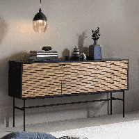 Artistiq Dressoir Sega 160cm - Zwart - thumbnail