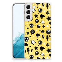 Silicone Back Case Samsung Galaxy S22 Plus Punk Geel